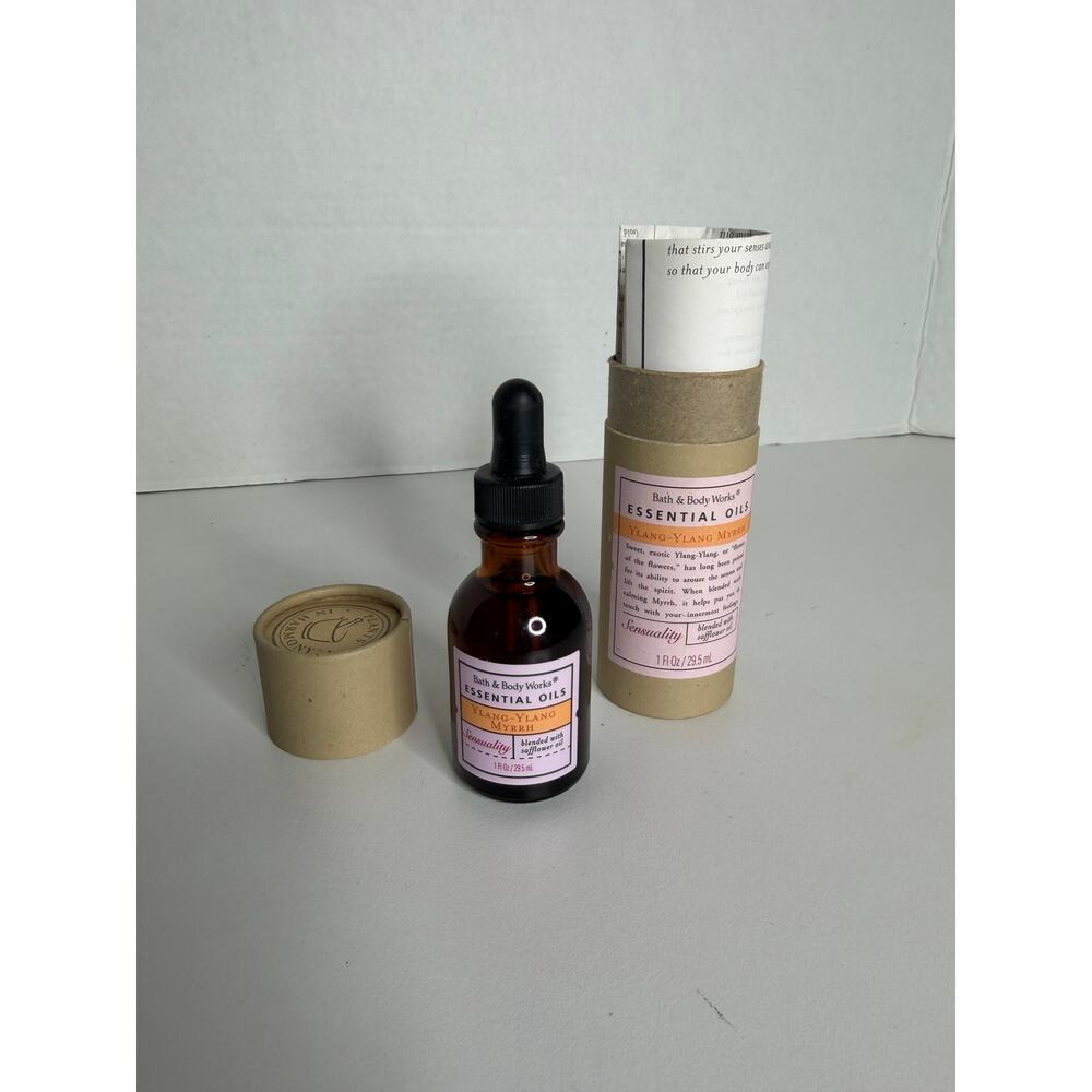 Bath Body Works Essential Oils Sensuality YLANG YLANG & MYRRH 1oz Dropper Bottle